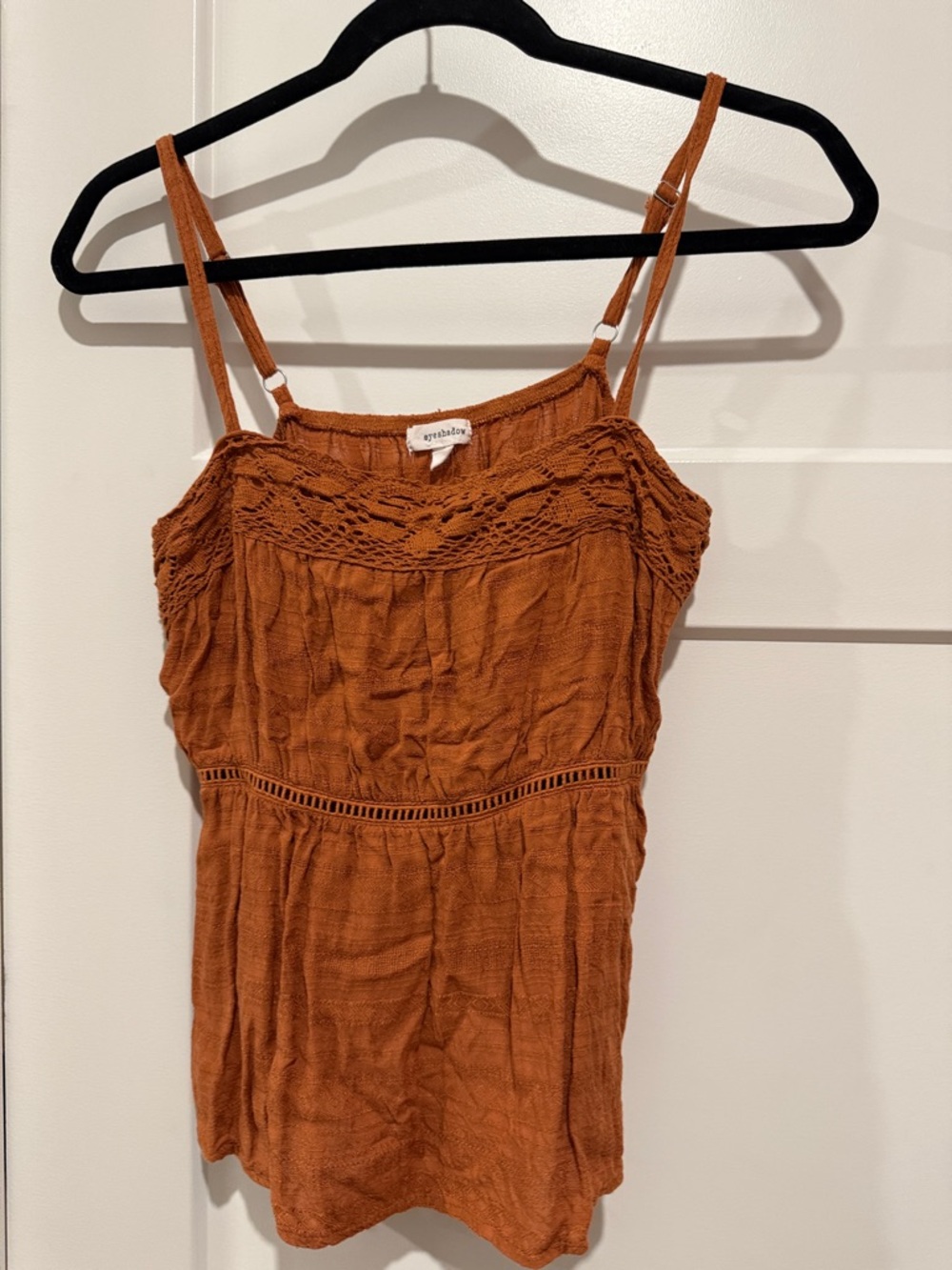 Eyeshadow Rust Orange Knit Top